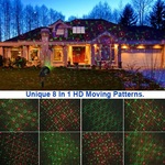 8 in 1 Red and Green Outdoor Christmas Laser Projector - $74.96 + $9.95 Shipping (Usually $99.95) @ Manic Sales
