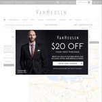 Van Heusen Suits $199 or $189 (Members) / Shirts $25 or $23 (Members) @ DFO South Wharf (VIC)