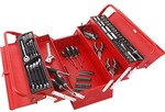 Millers Falls Tool Kit with Metal Cantilever Toolbox (Red) - 130 Piece $60.00 (Was $129.98 Supercheap Auto)