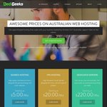 $6.95 / Year .COM.AU Domain Names & 80% off All VPS, Business, Wordpress & Shared Web Hosting @ DediGeeks Australia