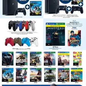 PS4 Pro + Horizon Zero Dawn $499 / PS4 1TB Slim + Additional Dualshock ...