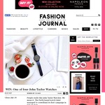 Win 1 of 4 John Taylor Watches from Fashion Journal