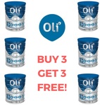 50% off - Buy 3 Tins of Oli6 Formula for $113.85 and Get 3 Free + $15 Shipping Charges Per Deal @ Tell Me Baby