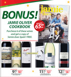 Buy 6 bottles of wine at Woolworths and get free "Jamie does Spain Cookbook"