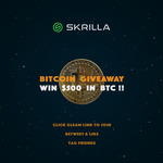 Win $500 in Bitcoin from Skrilla