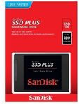 SanDisk Plus 120GB SSD $37.95 Delivered (eBay Plus) @ Clickingtrend