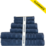 Penthouse Suite 6 Piece Towel Set $29.99 + $9.95 Delivery (or Free over $130) - Pale Silver or Midnight Blue @ Canningvale 