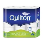 Quilton Double Length Toilet Tissue 18 Pack $14 @ Woolworths