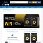 Win a Pair of KRK V6 Series 4 Studio Monitors Worth $1,499 from DJ City