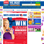 Win a Share of 60 $100 Gift Cards from Chemist Warehouse