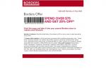 Spend Over $75 & Get 25% Off The Total Price (On All Items) - At Borders!!!
