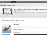 Real Aquarium App for MAC OS X - Was $11.90 Now $1.19 - One Day Only