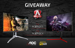 Win 1 of 2 AOC AGON 27” Gaming Monitors Worth Up to $899 from AOC Gaming/PCMR