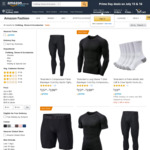 Tesla Sportswear (E.g. Compression Shorts $14, Long Sleeve $16), CQR Men's Flannel $27 (Free Delivery with Prime) @ Amazon AU