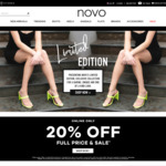 Novo Shoes 20% off Sitewide (Free Delivery $99)