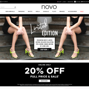 Novo Shoes: Deals, Coupons and Vouchers 