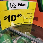 ½ Price Pepe's Duck Frozen No 20 2kg $10.49 @ Woolworths Nationwide