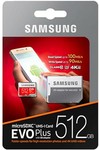 Samsung EVO Plus 512GB MicroSDXC with SD Adapter $115 @ Phonebot