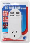 Jackson International Travel Adapter (UK to AUS Socket) with USB $19.95 (Was $39.95) in-Store Only @ JB Hi-Fi