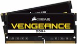 CORSAIR Vengeance SODIMM DDR4 Laptop Memory 16GB (2x8GB) 2400MHz CL16 $86.97 & Free Delivery @ Amazon AU