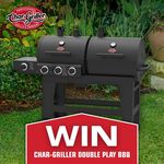 Win a Char-Griller Double Play BBQ Valued at $599 from Char-Griller Australia / Mayo Hardware