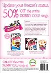 50% Off Skinny Cow Ice Cream Range Coupon [Only @ Coles]