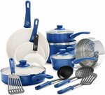 [Prime, Waitlist] GreenLife CC002378-001 16 Piece Ceramic Non-Stick Cookware Set $86.19 Delivered @ Amazon US via AU