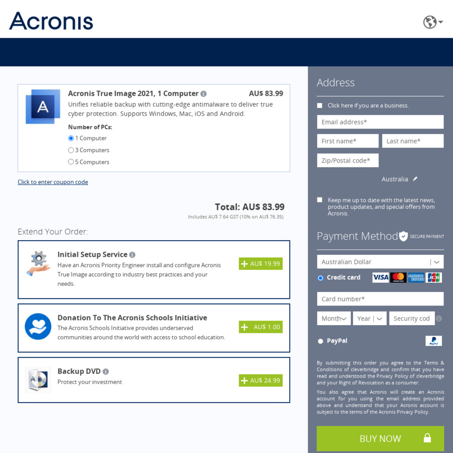 acronis true image 50 off