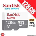 SanDisk Ultra 128GB microSDXC Micro SD Card $16.95 + Delivery @ Shopping Square