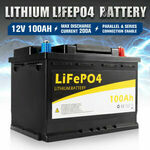 [eBay Plus] 12V Lithium LiFePO4 Battery 100Ah $339.96 or 125Ah $382.46 Delivered @ VicOffroad eBay / SunyeeInternational eBay
