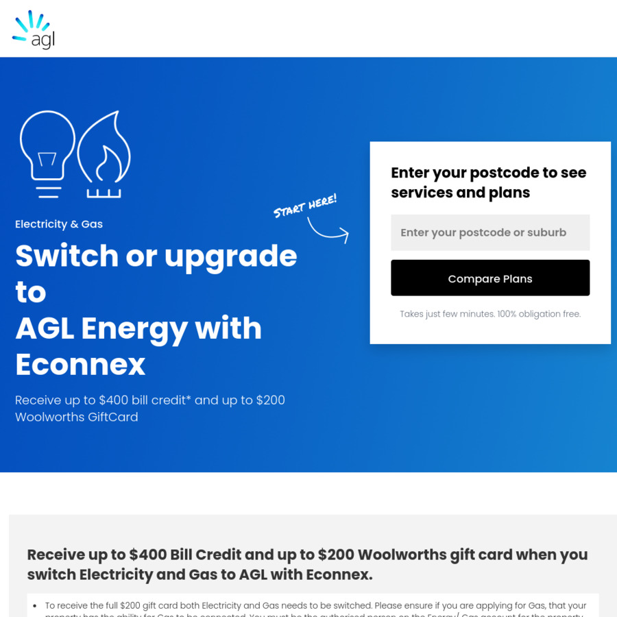 NSW VIC Up to 400 Bill Credit Min 2yr Up to 200 Woolworths