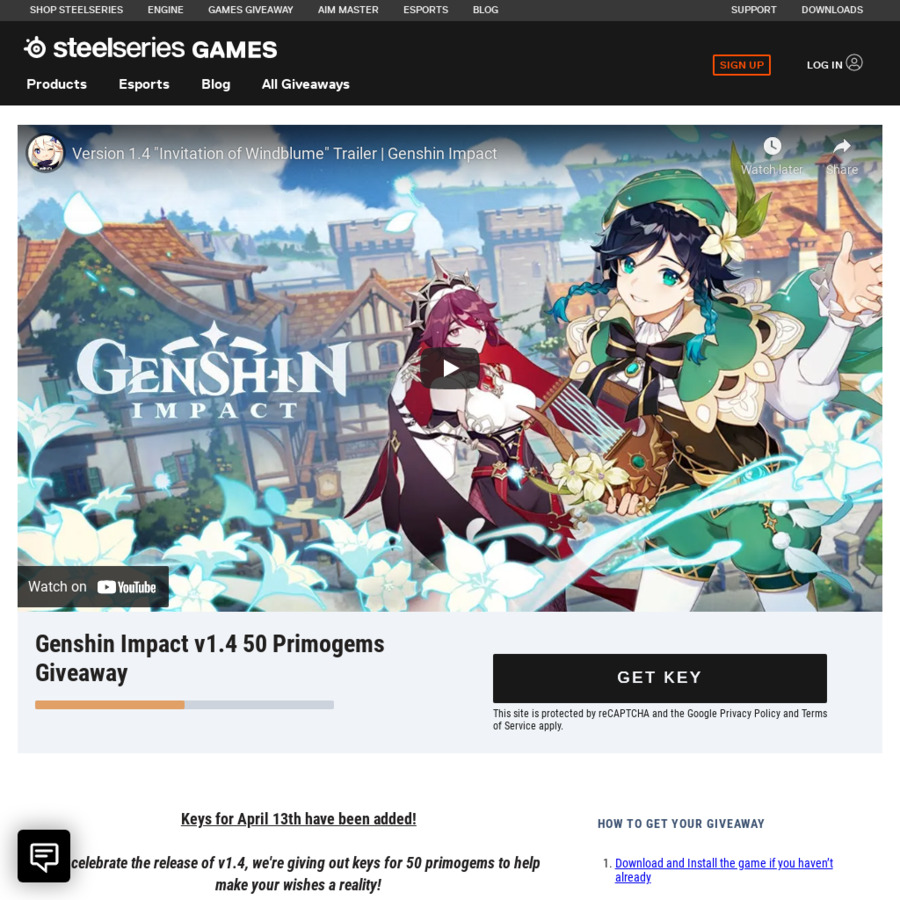 steelseries games genshin impact