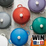 Win 1 of 8 Baccarat Le Connoisseur Cast Iron French Ovens Worth $299.99 from Baccarat
