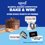 Win a KitchenAid Artisan Stand Mixer, KitchenAid Contour Hand Mixer, 1 of 5 $50 david Jones Gift Cards from Equal Australia