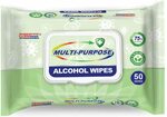 Germisept Multi-Purpose Alcohol Wipes, White, Aloe Vera, 1 kg, 50 Count, Pack of 24 $7.85 ($0 with Prime/ $39 Spend) @ Amazon AU