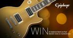 Win a Epiphone Slash Signature Les Paul Guitar (Metalic Gold) Worth $2,299 from Mannys