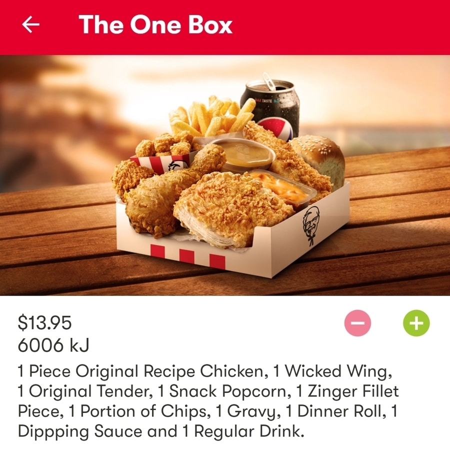 The one shop box kfc