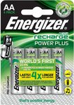 Energizer Rechargeable Batteries AA, Recharge Power Plus, Pack of 4 $13.34 + Delivery ($0 with Prime/ $49 Spend) @ Amazon UK