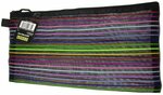 3x Pencil Cases - Black with Colour Stripes 340x170mm $4 Inc Delivery @ The Office Shoppe