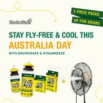 Win 1 of 2 Dynabreeze 450mm Pedestal Fans, Misting Ring and EnviroSafe Fly Trap Bundles Worth $279.14 from Tradeware