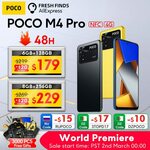 POCO M4 Pro (6.43" AMOLED, 6GB/128GB, 64MP, NFC, Widevine L1) US$179.90 (~A$248.39) Delivered @ POCO Phone Store AliExpress