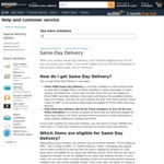 [NSW, VIC, Prime] Free Same Day Delivery for Orders over $49 on Eligible Items (Select Metro Postcodes) @ Amazon AU
