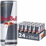 Red Bull Zero Energy Drink 24x 250ml $33.90 ($30.51 S&S) + Delivery ($0 with Prime/ $39 Spend) @ Amazon AU