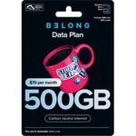 Belong Data SIM 500GB 1-Month Starter Pack $55 (Then $70/Month) in-Store Only @ Coles