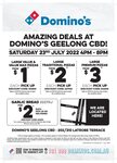 [VIC] Large Value Pizza $1, Traditional $2, Premium $3, Garlic Bread $2 Pickup @ Domino's Geelong