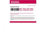 20% off one full price DVD @ Borders