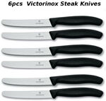 Victorinox 6 x Wavy Edge Steak & Tomato Knife $32.76 ($31.94 eBay Plus) Delivered @ Adventureshoponline eBay
