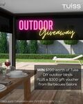 Win Tuiss DIY Outdoor Blinds (Worth $700) + a $300 Barbecues Galore Voucher from Blinds Online
