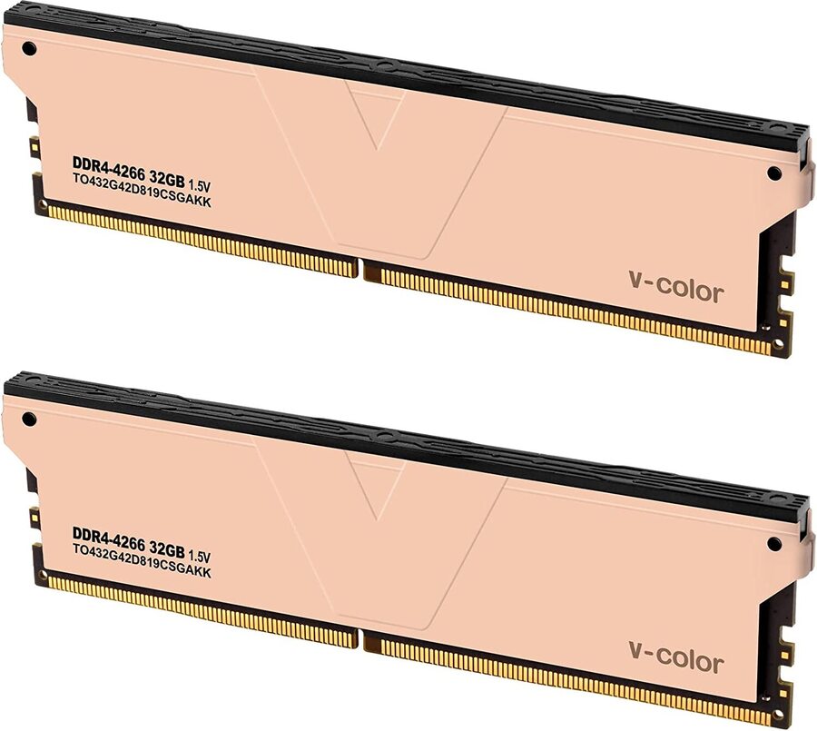 v-color Skywalker Plus Golden Armis 64GB (2x32GB) 4266MHz CL19