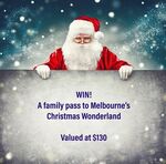 Win a Family Pass Worth $130 to Melbourne's Christmas Wonderland from Cupcake and Buddy